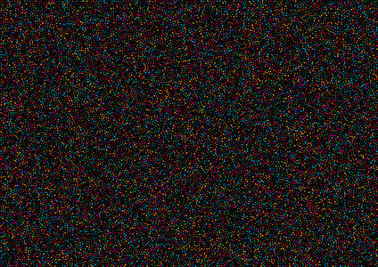 节日水平的黑色的背景，七彩的虹颜色五彩纸屑纸花纹纹理。新年 2018年背景。A4 纸大小，矢量图