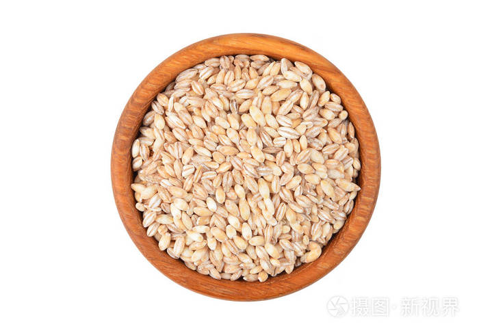 在碗里的大麦糁