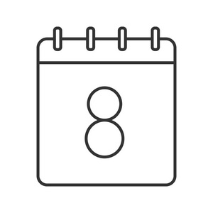 第八事件第八天月线性图标照片