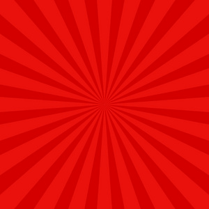 放射太阳红色复古太阳射线背景-矢量图形设计与放射状的线条照片