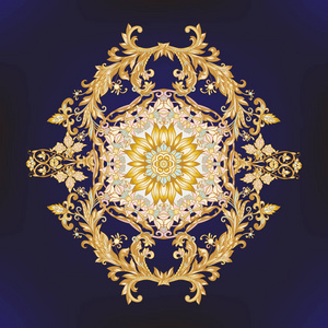 皇家花纹图片