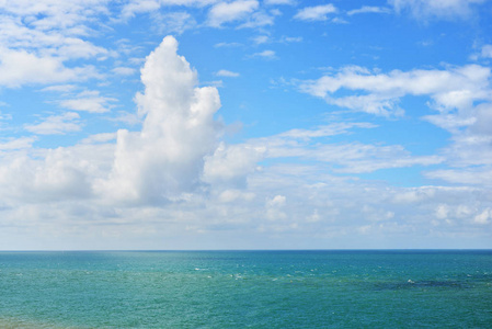 多佛海峡的视图