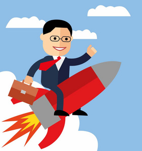 蓝天卡通背景图片