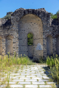 圣徒芭芭拉教会在 Melnik 小镇，苏格兰地区古代遗址