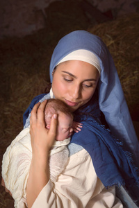 耶稣的拥抱图片