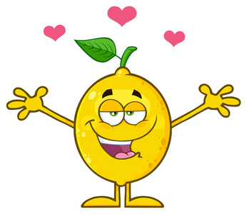 柠檬的卡通人物照片
