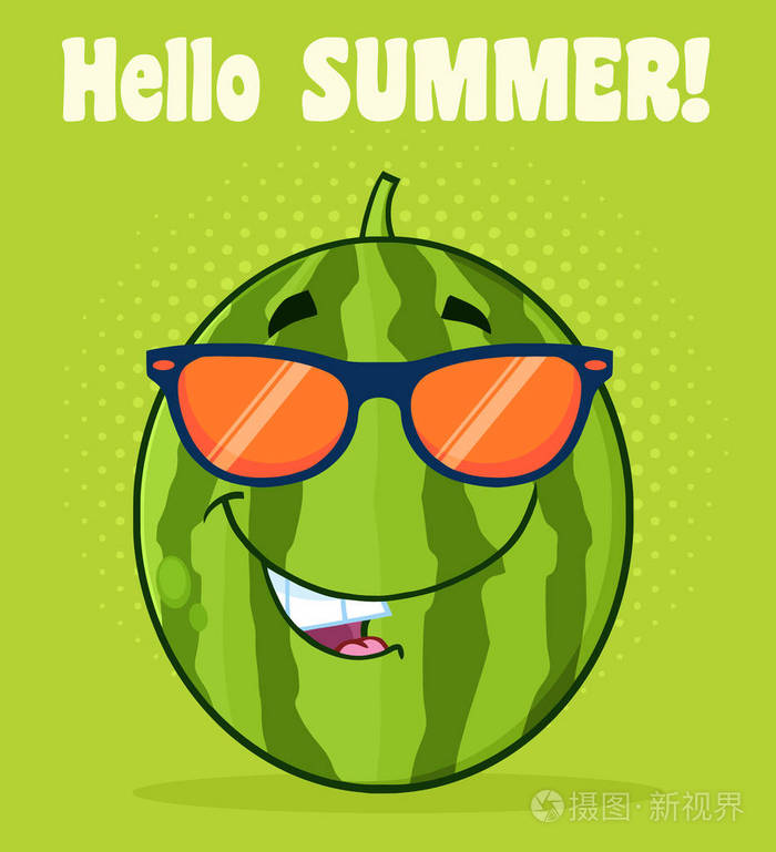 西瓜的卡通人物