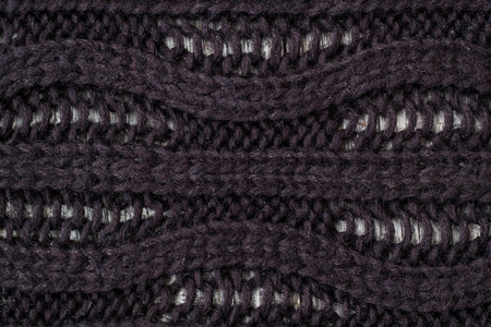 毛衣或围巾质地大织物针织背景