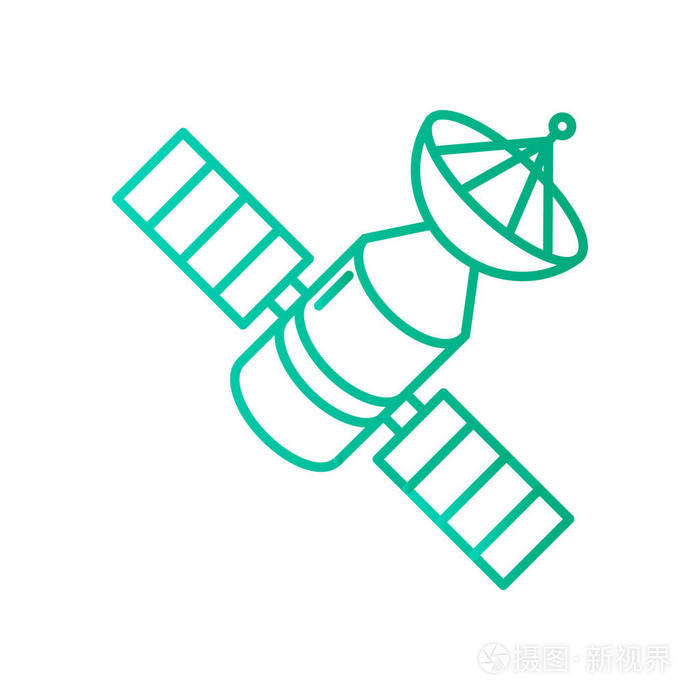 卫星简单图标