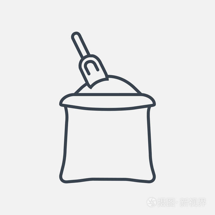 麻袋线图标插画-正版商用图片0zfe7w-摄图新视界