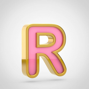 粉色字母 R