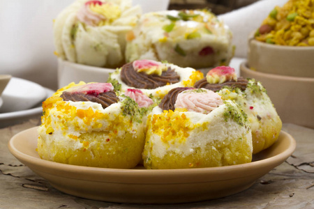 孟加拉文糖果食品照片