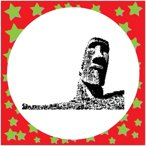 复活节岛石像图片