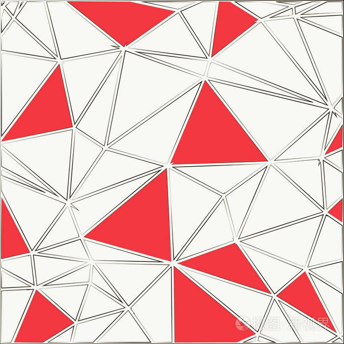 抽象的三角形几何图案