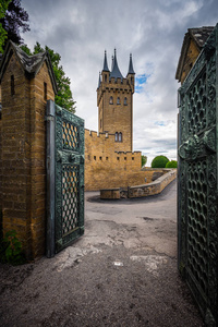 霍亨索伦城堡 burg hohenzollern 在德国巴登符腾堡州的斯瓦比亚地区