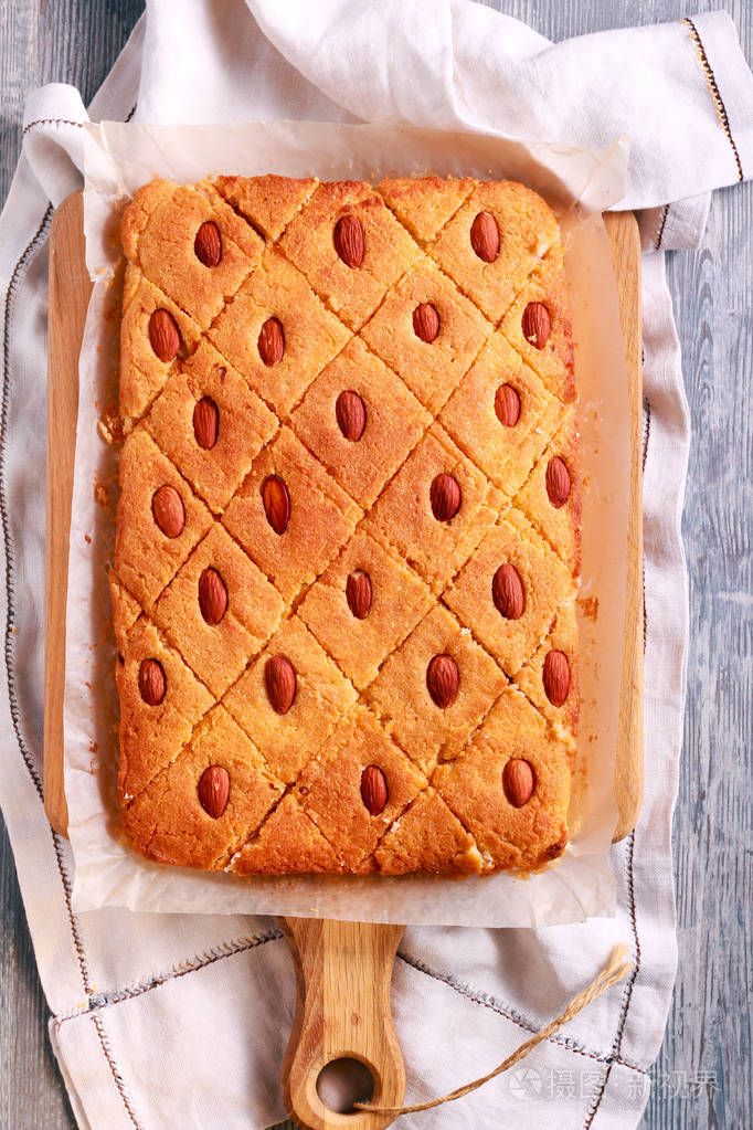 basbousa-传统中东甜蛋糕