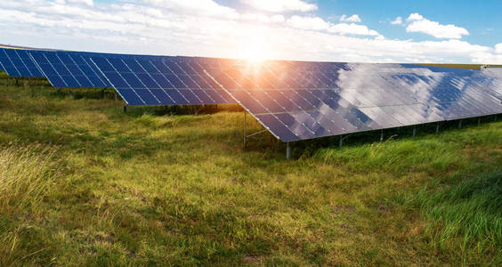 太阳能电池板，光伏替代电力源
