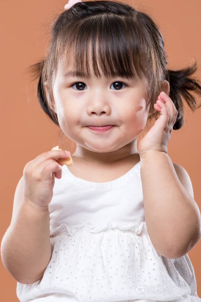 可爱的小女孩肖像
