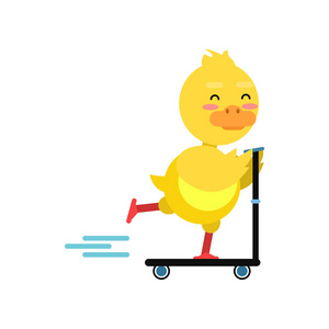 小鸭子车动画片图片