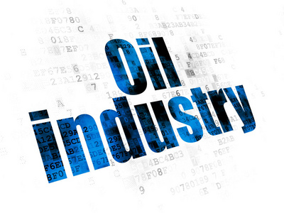制造理念 油行业对数字背景