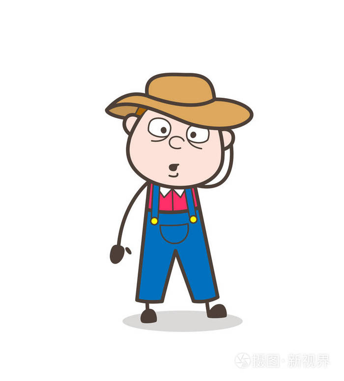 阅读本书矢量插画卡通牛仔