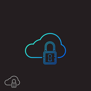 Web 云图标，用锁保护的概念