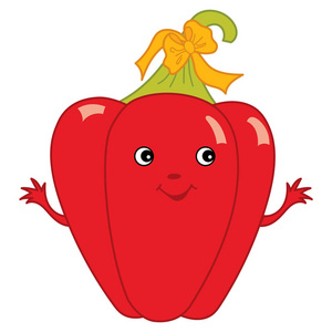 卡通红辣椒图片
