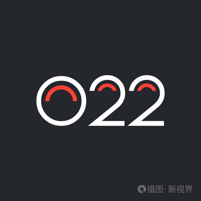 数字标识o22的设计