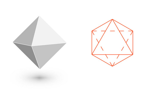 八面体图片