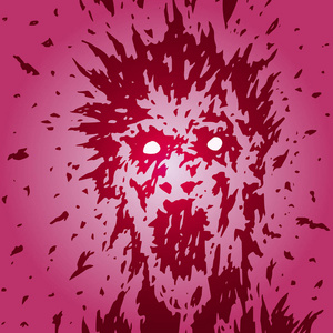 抽象的尖叫教官图片