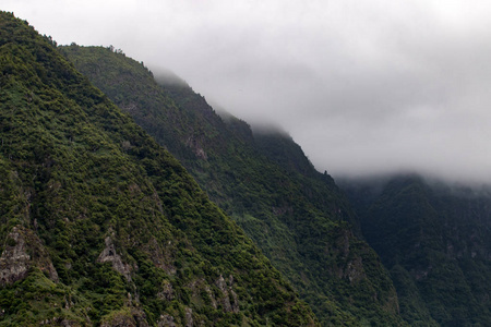 马德拉岛的山地景观