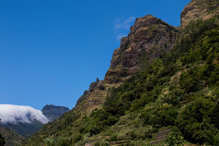 马德拉岛的山地景观