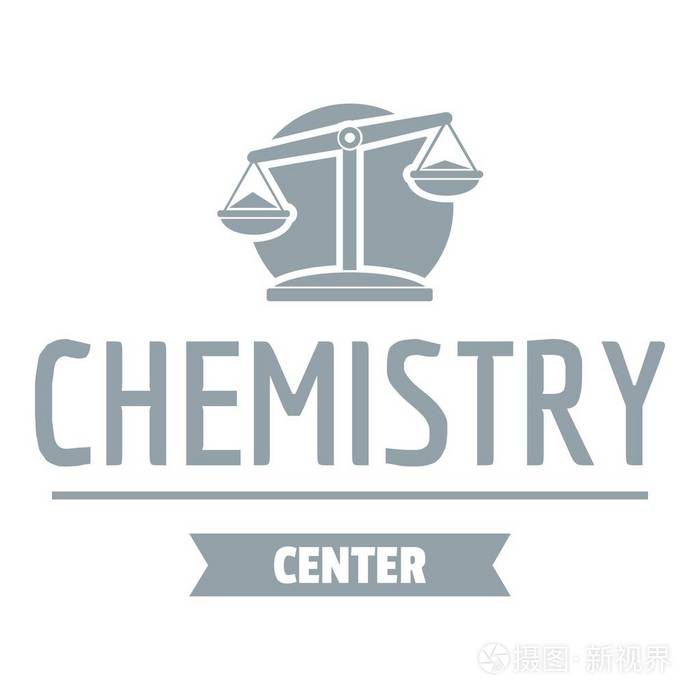 研究实验室 logo，简单的灰色风格