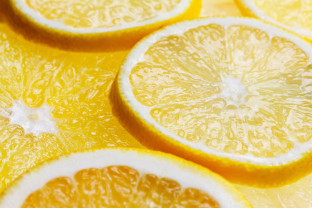 切片柑橘类水果背景
