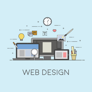 Web 和移动设计。设计过程
