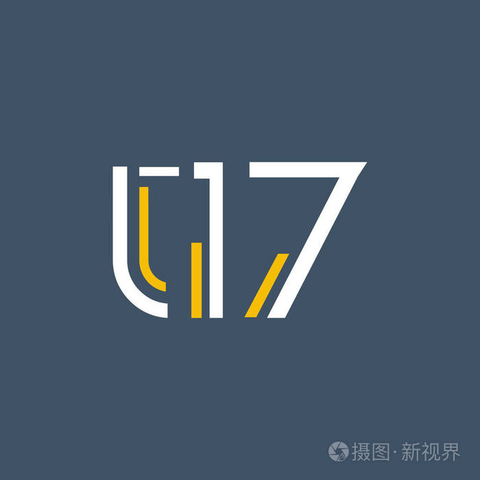 数字和字母徽标t17