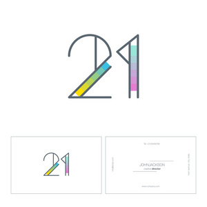 数字编号标志 21照片