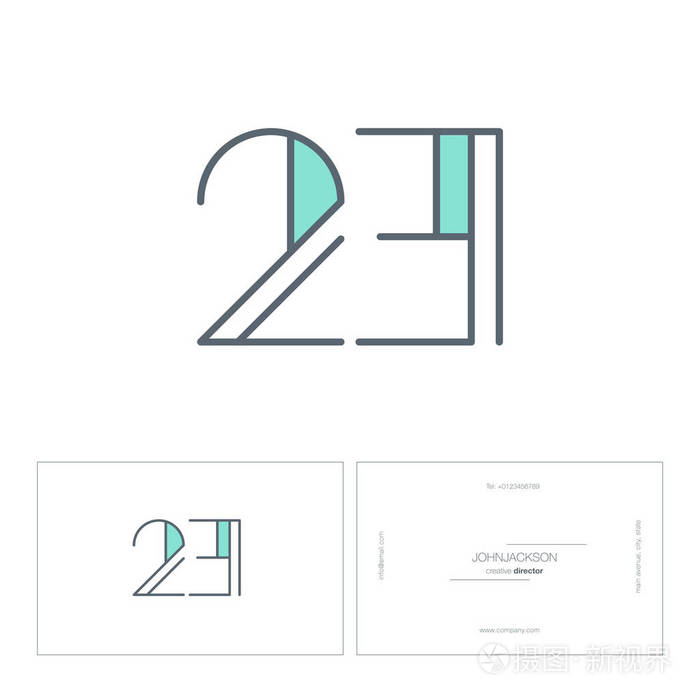 数字编号标志23