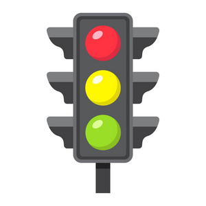 交通信号灯图标图片
