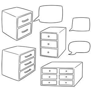 向量集的抽屉照片