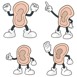耳朵卡通素材图片 耳朵卡通图片素材下载 摄图新视界