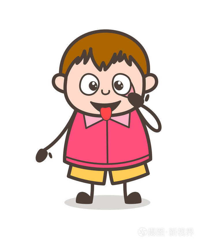 漫画的脸 可爱的卡通小胖子图插画 正版商用图片0zk0g1 摄图新视界 漫画的脸 可爱的卡通小胖子图插画 正版商用图片0zk0g1 摄图新视界