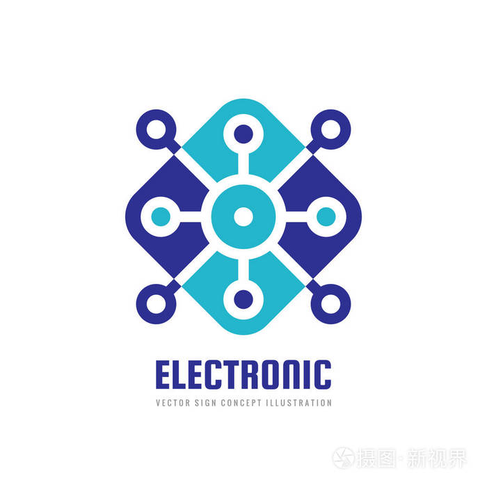 网络,互联网技术的概念图.设计元素