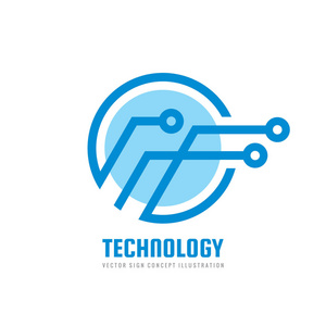 抽象的芯片标志.网络,互联网技术的概念图.设计元素照片
