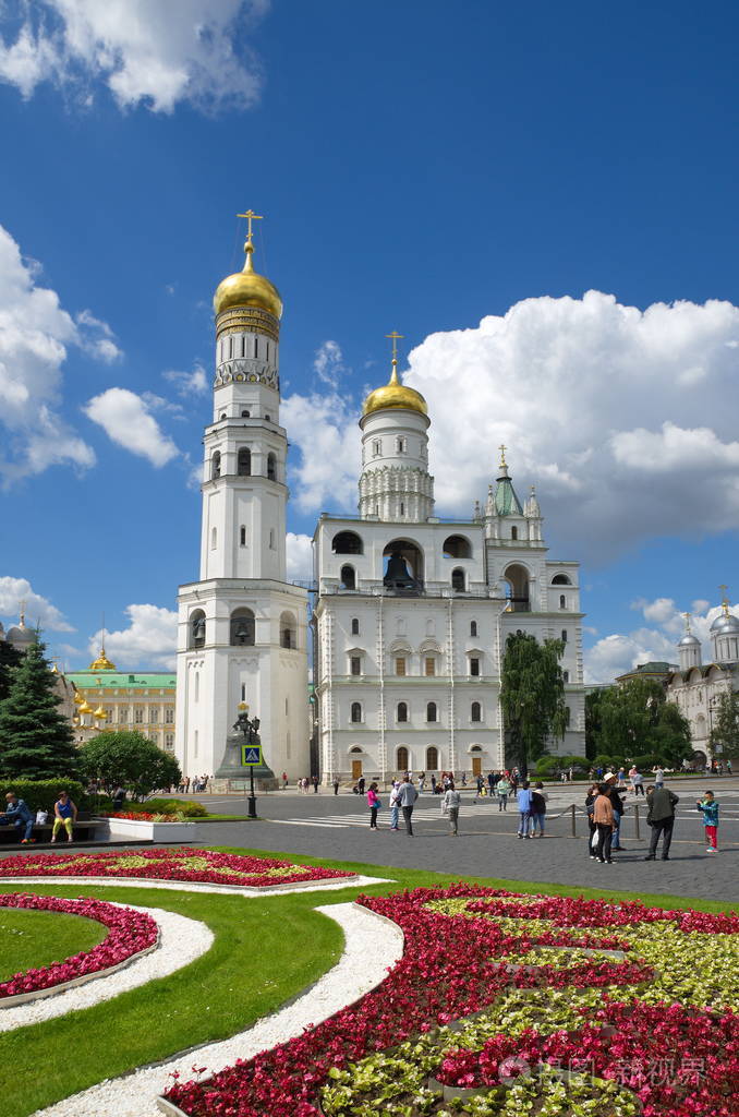 伊万大钟塔在莫斯科克里姆林宫俄罗斯