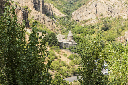 山区的亚美尼亚基督教寺加