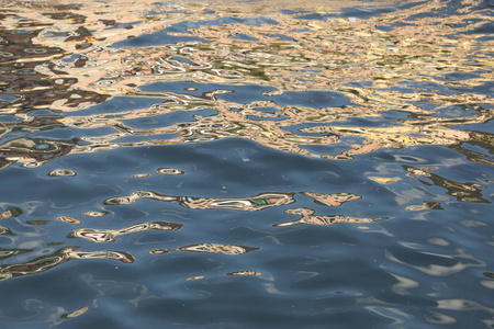 海里的水浪照片