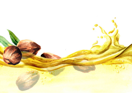 霍霍巴油波水彩阿尔佩·迪苏斯赛泽·阿尔姆与斯奇