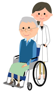 医生和轮椅病人