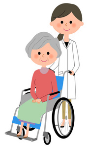 医生和轮椅病人